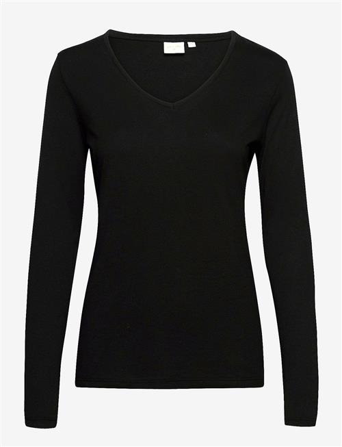 Cream | Naia Long Sleeve T-Shirt | M