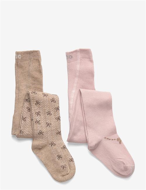 Minymo | Stockings W. Pattern (2-Pack) | 56\62