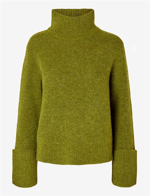 Se Selected | Slwsia Ras Ls Knit High Neck Noos | M hos Booztlet