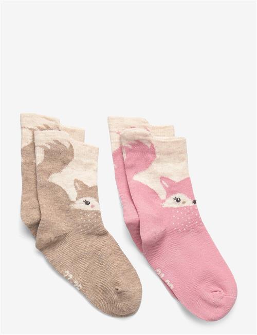 Minymo | Socks W. 3D Effect (2-Pack) | 27\30