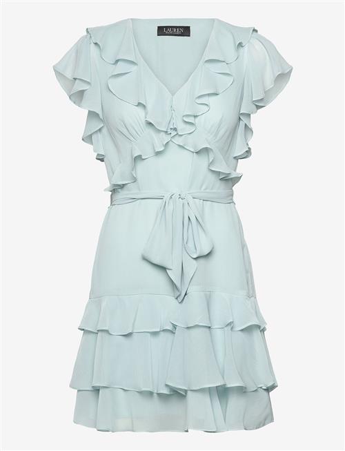 Lauren Ralph Lauren | Ruffle-Trim Crinkle Georgette Dress | 44
