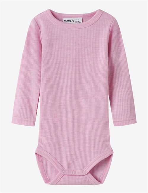 name it | Nbnwax Wool Rib Ls Body Noos | 62