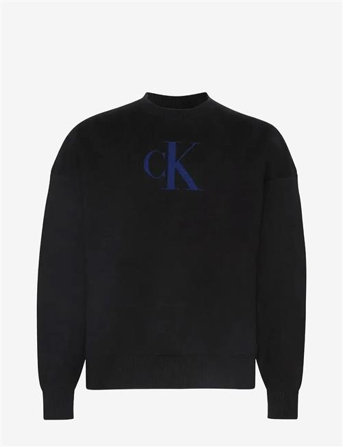 Calvin Klein Jeans | Ls Cttn Cashmere 3D Logo Crwnk S | L