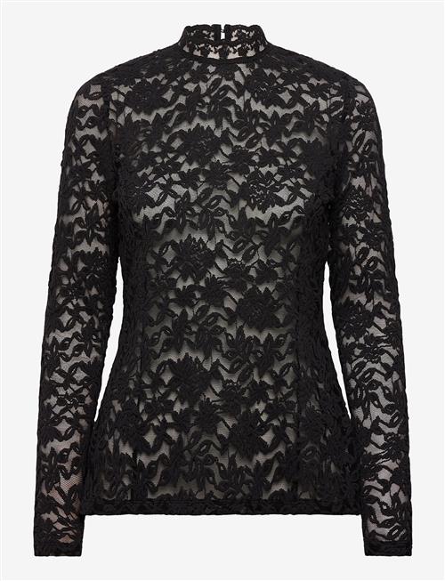 Rosemunde | Rwdelicia Lace Ls T-Neck T-Shirt | XL