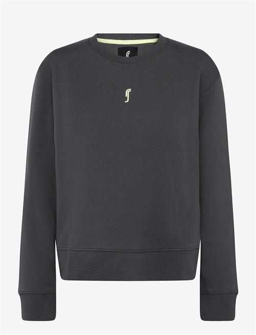 RS Sports | Women's Paris Sweatshirt (Deep Grey/Ace Yellow,L,St) | XS