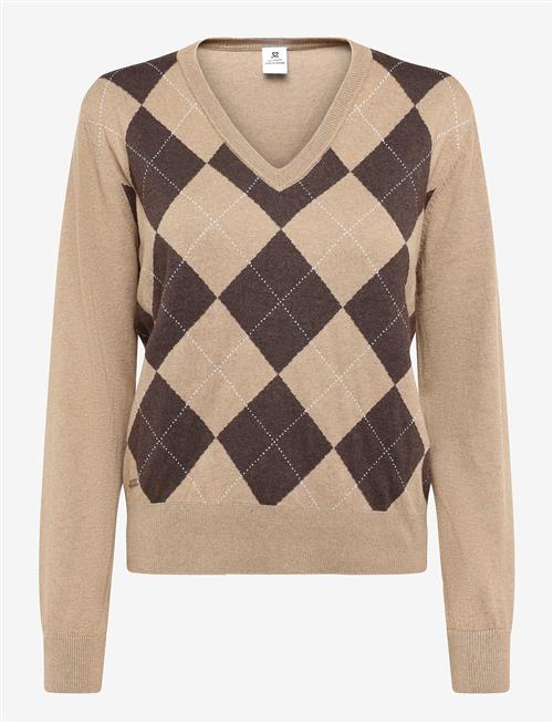 Daily Sports | Argyle V-Neck Pullover | L