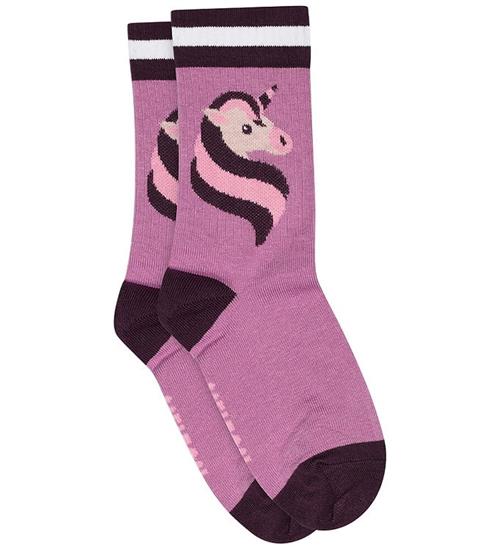 Melton Strømper - Unicorn - Blossom Grape