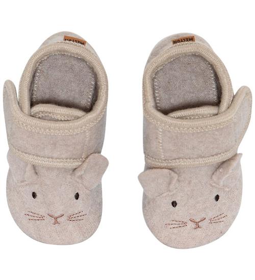 Melton Hjemmesko - Uld - Mouse - Oxford Tan