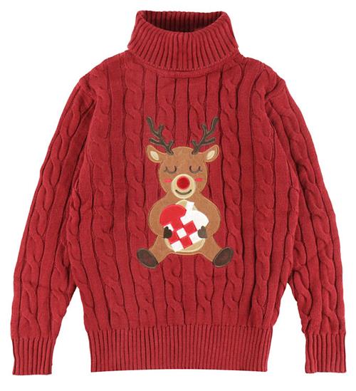 Jule-Sweaters Bluse - Strik - Loving Reindeer Cable