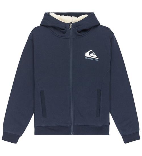 Quiksilver Cardigan m. Fleece - Dark Navy