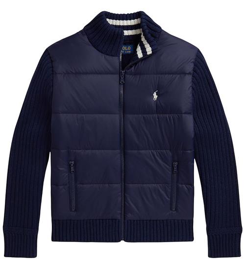 Polo Ralph Lauren Cardigan - Bomuld/Uld - Newport Navy