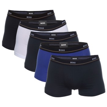 BOSS 10P Jersey Quality Cotton Mix Solid Cotton Trunks Flerfarvet bomuld Large Herre