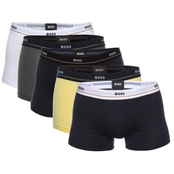 BOSS 10P Jersey Quality Cotton Mix Solid Cotton Trunks Flerfarvet-2 bomuld X-Large Herre