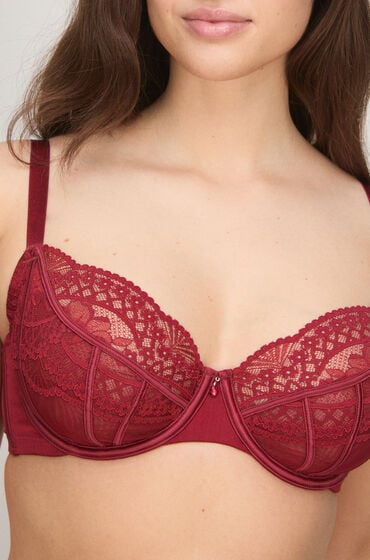 Hunkemöller Icke-förformad BH med bygel Tosca Rød