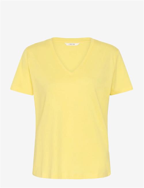 Cream | Crnaia Deep V-Neck T-Shirt | XL