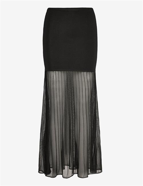 Malina | Calina Sheer Knit Maxi Skirt | XL