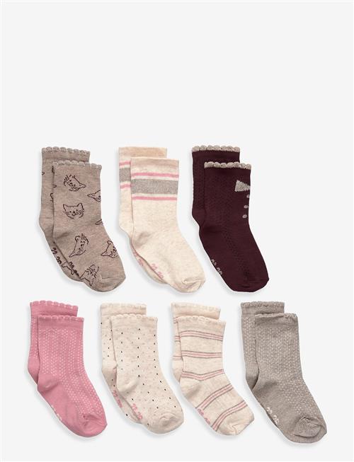 Minymo | Socks W.pattern (7-Pack ) | 35\38