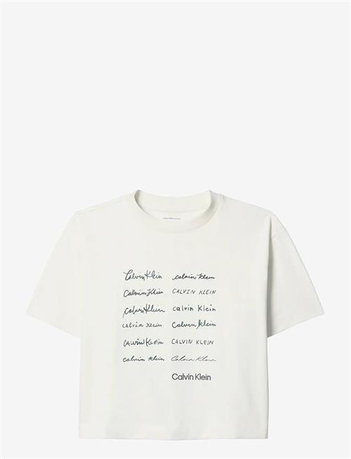 Calvin Klein Jeans | Ss Cropped Boxy Graphic Tee | M