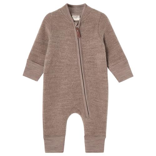 Kuling Adelaide Wool Fleece Suit Brown Melange Brown Melange-50/56 cm Uld Brun  50/56 cm  unisex