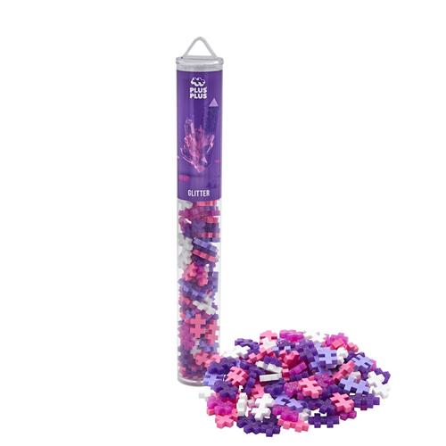 Plus-Plus 100 Stk. Glitter Color Mix  Glitter Mix One Size  Lilla  One Size 5 Years + unisex