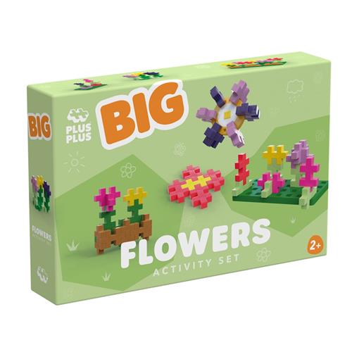 Plus-Plus BIG Aktivitet Set Flowers  Flowers One Size  Grøn  One Size 1+ Years unisex