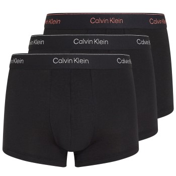 Calvin Klein 3P Holiday Modern Cotton Low Rise Trunk Sort bomuld X-Large Herre
