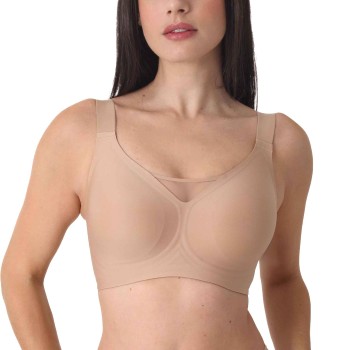 sassa BH Bonded Micro Non-Wired Bra Sand D/E 90 Dame