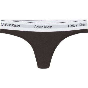 Calvin Klein Trusser 2P Modern Cotton Naturals Thong Brun Small Dame
