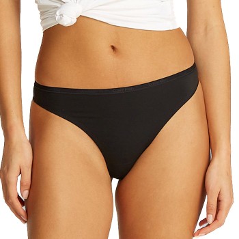Calvin Klein Trusser 2P Perfectly Fit Basic Thong Sort Large Dame