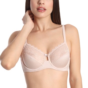 sassa BH Beautiful Classic Underwired Bra Beige polyamid C 85 Dame