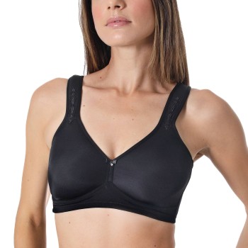 sassa BH Beautiful Embroidery Soft Spacer Bra Sort polyamid B 90 Dame