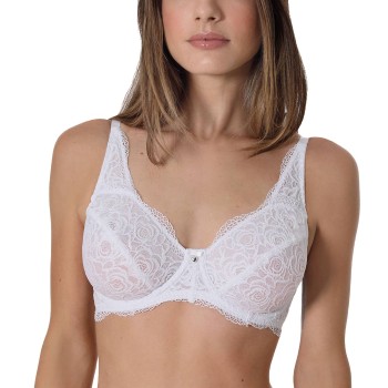 sassa BH Beautiful Rose Underwired Bra Hvid polyamid D 85 Dame