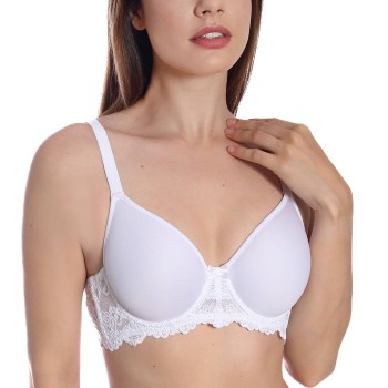 sassa BH Classic Lace Spacer Bra Hvid polyamid D 80 Dame