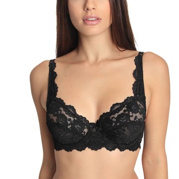 sassa BH Classic Underwired Bra Sort polyamid B100 Dame