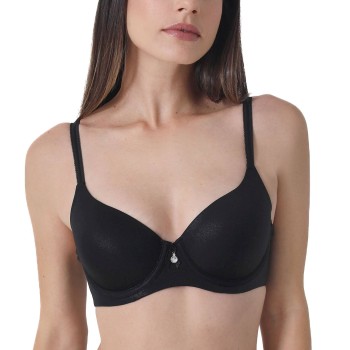 sassa BH Sparkling Light Padded Underwired Bra Sort D 80 Dame