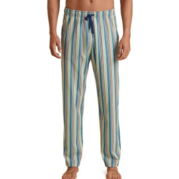 Calida Remix Sleep Weekend Pants D1 Blå/Brun bomuld Medium Herre