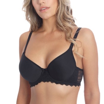 sassa BH Fancy Lace Spacer Bra Sort polyamid C 90 Dame