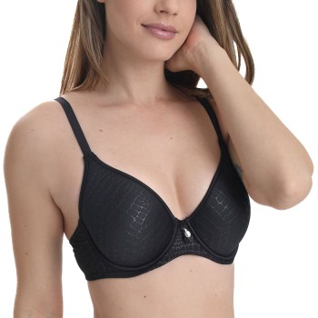 sassa BH Pure Animal Spacer Bra Sort polyester B 90 Dame