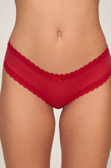 Hunkemöller V-formet brasiliansk trusse London Rød