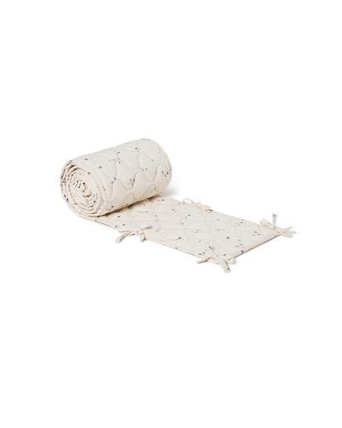 garbo&friends Quilted Crib Bumper Viola Viola One Size  Beige  One Size  unisex