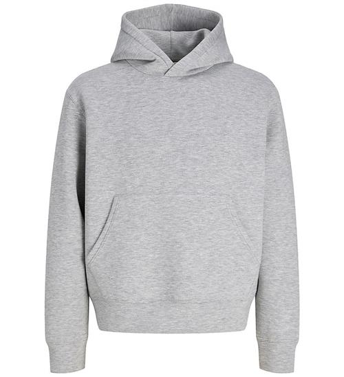 Jack & Jones Hættetrøje - JcoLegacy - Light Grey Melange/New
