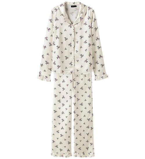 LMTD Pyjamas Sæt - NlfBow - Antique White