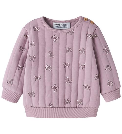Name It Sweatshirt - NbfRulie - Quilt - Mauve Shadows