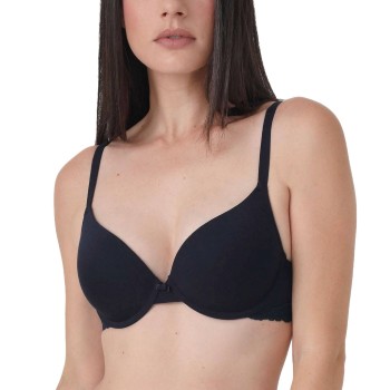 sassa BH Bamboo Jacquard Padded Bra Marineblå viskose D 85 Dame