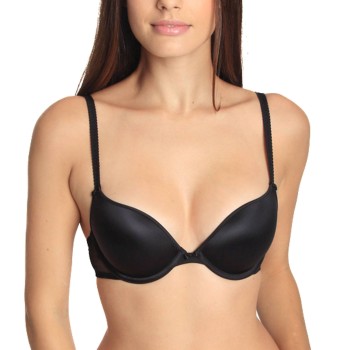 sassa BH Dotted Mesh Push-Up Bra Sort A 90 Dame