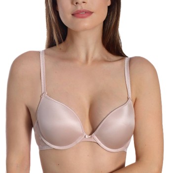 sassa BH Dotted Mesh Push-Up Bra Beige C 70 Dame
