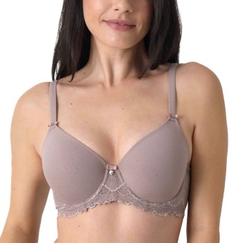 sassa BH Rhombus Jacquard Padded Bra Gammelrosa polyamid E 95 Dame