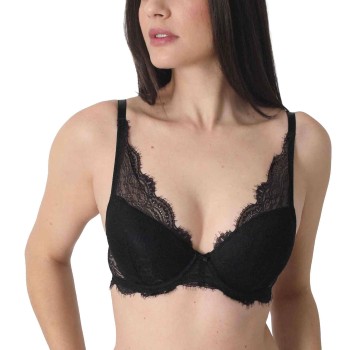 sassa BH Silk Touch Padded Bra Sort polyamid B 90 Dame