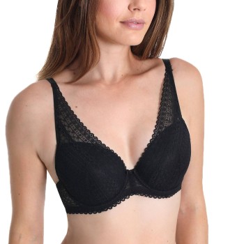 sassa BH Tempting Passion Padded Underwired Bra Sort polyamid B 75 Dame