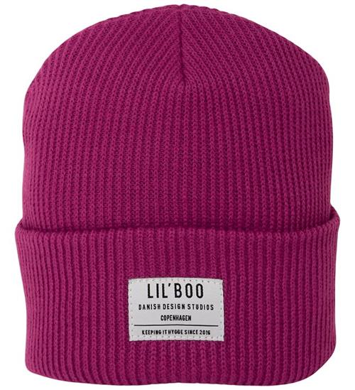 Lil'Boo Copenhagen hue - Strik - Hygge Beanie - Clear Plum